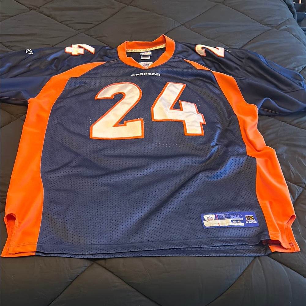 Authentic Denver Broncos Jersey #24 Champ Bailey. Sz 54 (XL or so)